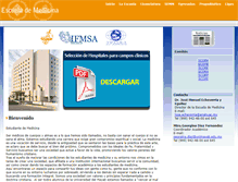 Tablet Screenshot of medicina1.anahuacmayab.mx