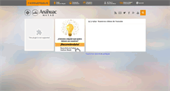Desktop Screenshot of inicio.anahuacmayab.mx