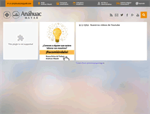 Tablet Screenshot of inicio.anahuacmayab.mx